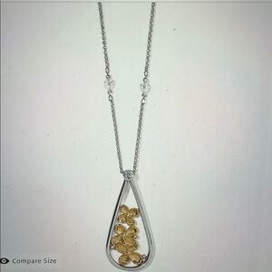 💐🆕💐Brighton Everbloom Teardrop Necklace NWT $118